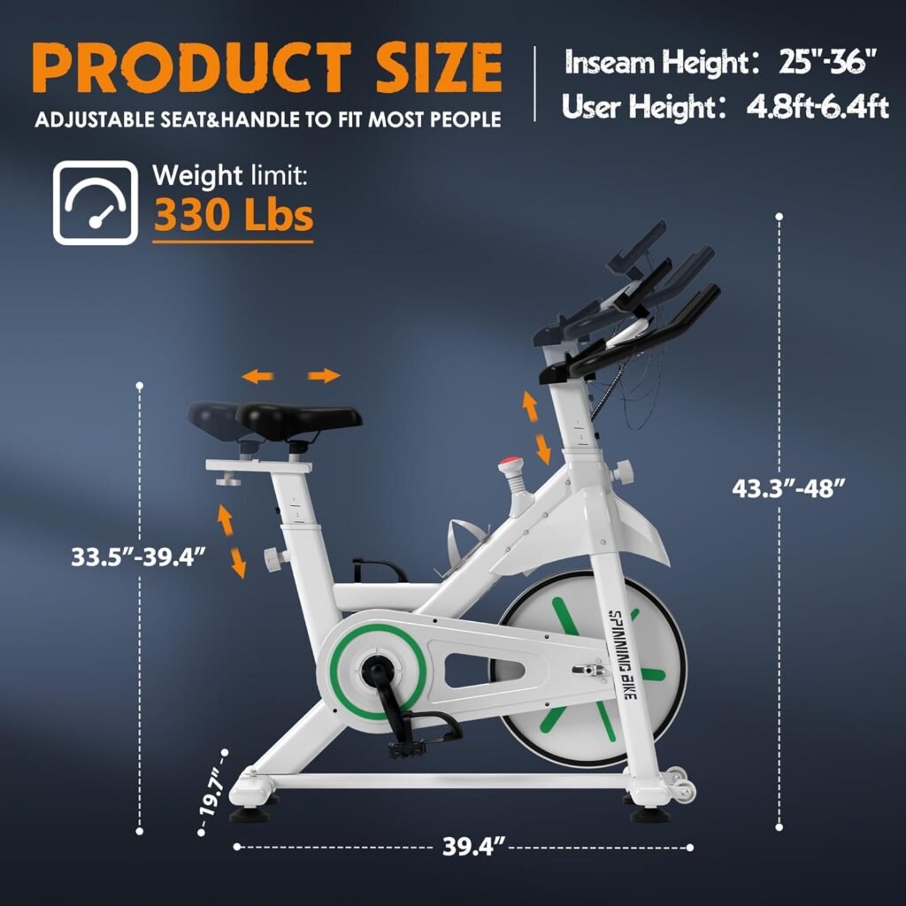 Indoor Exercise Bike, Indoor Cycling Bike Stationary