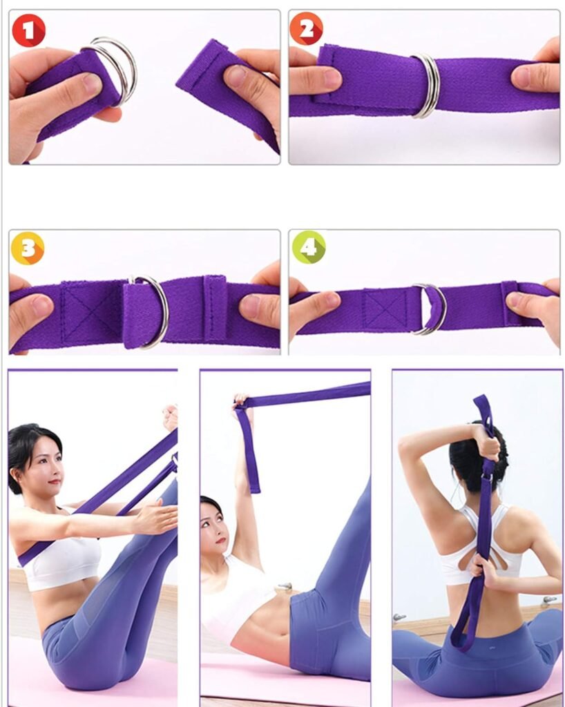 YXILEE Pilates Ring Circle Set - Workout at Home Workout Equipment Women - Booty Bands Stretching Equipment Pilates Mini Exercise Ball for Legs Arms and Thighs - Weight Loss for Women Video Guides