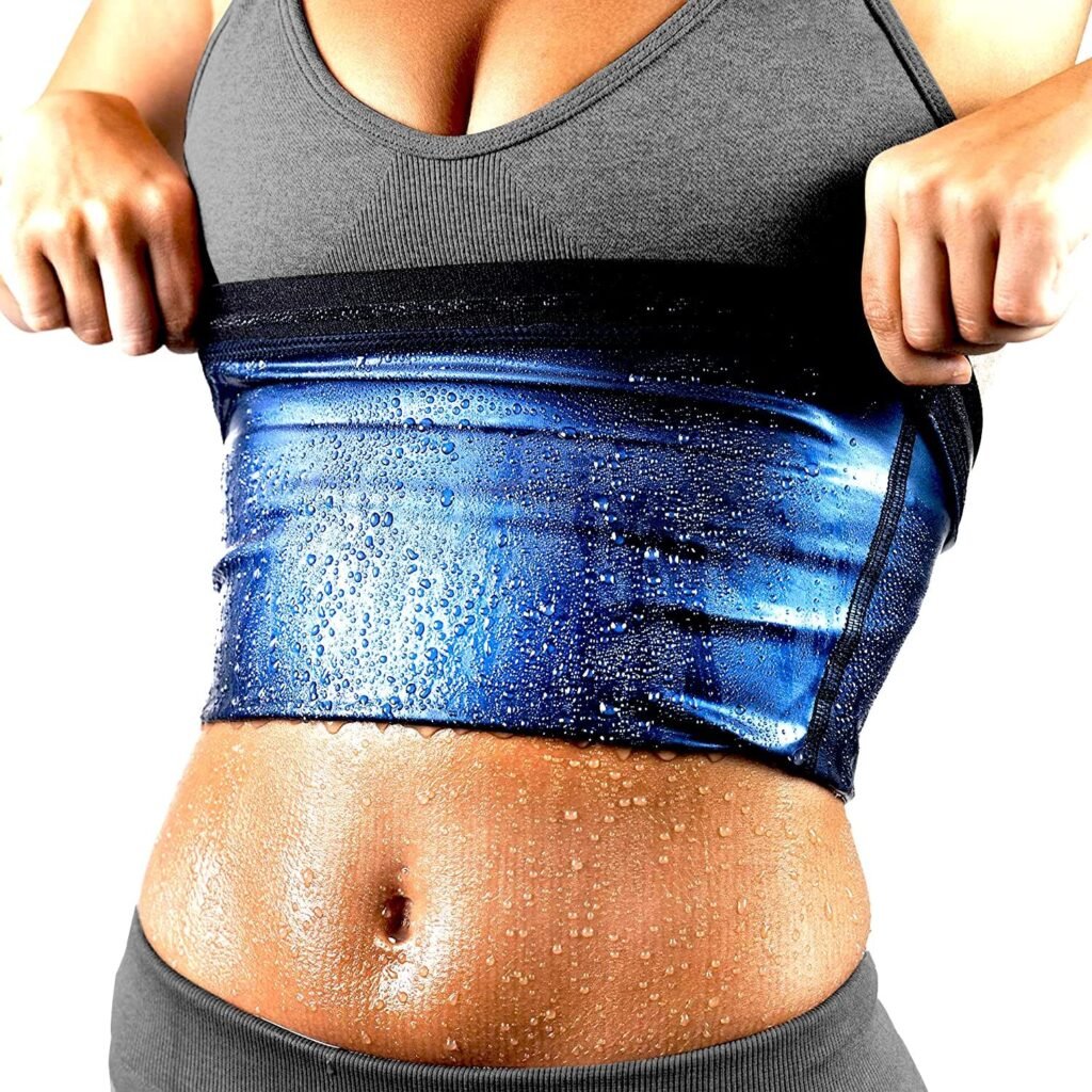 Sweat Waist Trimmer Sauna Belt for Women Workout Loss Belly Fat Plus Size