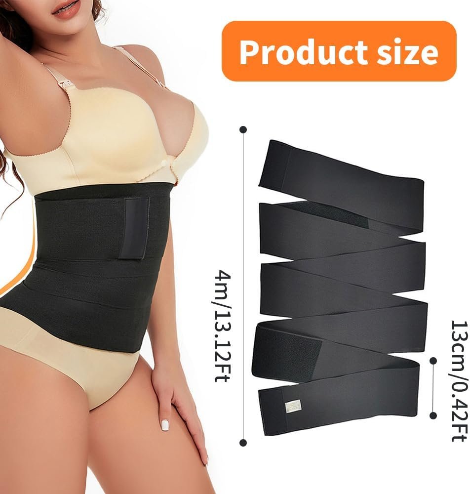 Waist Trainers for Women Belly Fat,2023 Upgraded Waist Trainer for Stomach Wrap,Non-Slip Sweat Band Waist Trainer